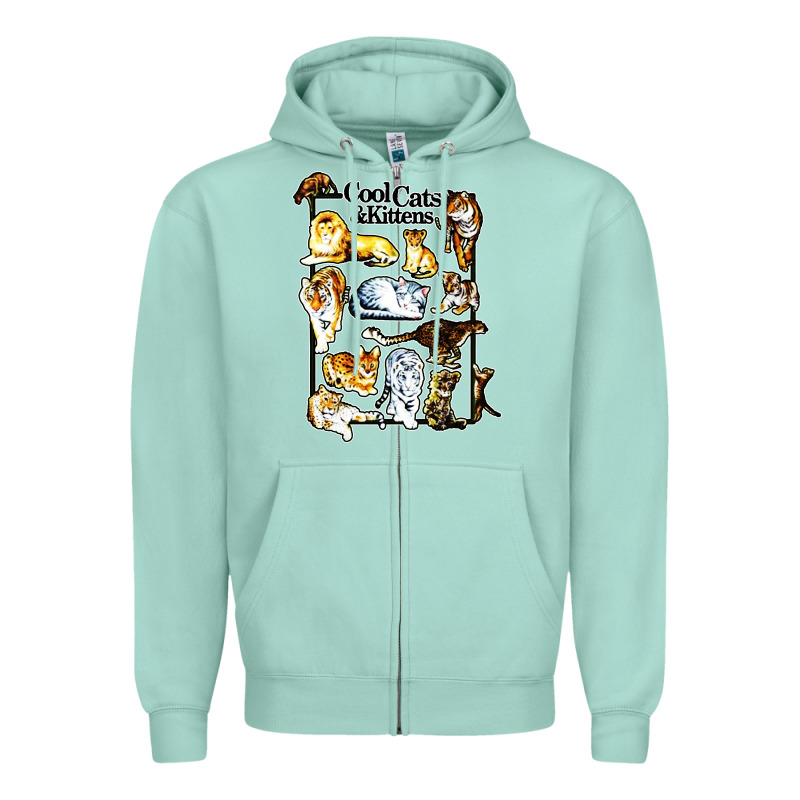 Cool Cats And Kittens Zipper Hoodie by artisFamous | Teevron