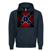 Navy ryan upchurch 02 Zipper Hoodie - artisFamous