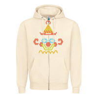 Sandshell lite brite Zipper Hoodie - artisFamous