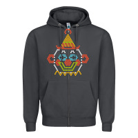Smoke lite brite Zipper Hoodie - artisFamous