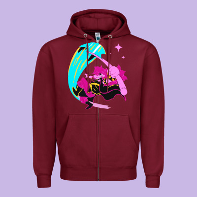 Deltarune Zipper Hoodie Designed By Artisfamous
