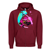 Burgundy deltarune Zipper Hoodie - artisFamous