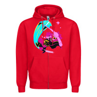 Red deltarune Zipper Hoodie - artisFamous