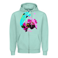 Seafoam deltarune Zipper Hoodie - artisFamous