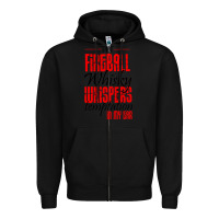 Black fireball whisky whispers Zipper Hoodie - artisFamous