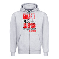 Heather Grey fireball whisky whispers Zipper Hoodie - artisFamous