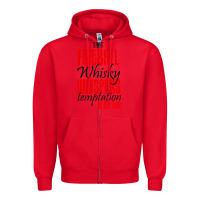 Red fireball whisky whispers Zipper Hoodie - artisFamous