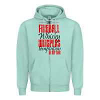 Seafoam fireball whisky whispers Zipper Hoodie - artisFamous