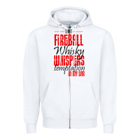 White fireball whisky whispers Zipper Hoodie - artisFamous