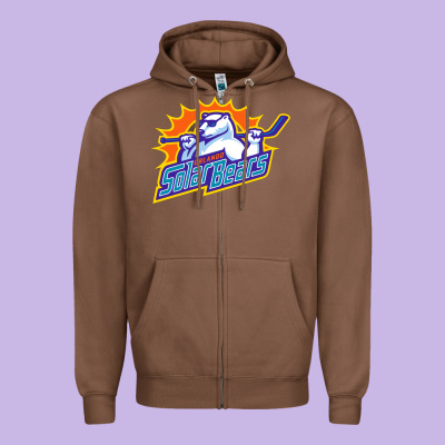 Solar Bears Zipper Hoodie Designed By Artisfamous