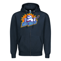 Navy solar bears Zipper Hoodie - artisFamous