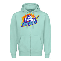 Seafoam solar bears Zipper Hoodie - artisFamous