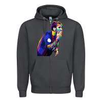 Smoke LIONEL MESSI Zipper Hoodie - artisFamous