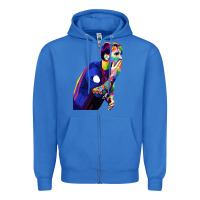 True Royal LIONEL MESSI Zipper Hoodie - artisFamous