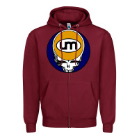 Burgundy umphreys mcgee Zipper Hoodie - artisFamous