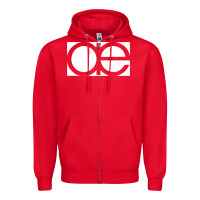 Red autechre Zipper Hoodie - artisFamous