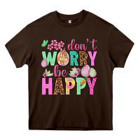Don't Worry Be Happy Easter Day Heavy Core Tee | Teevron