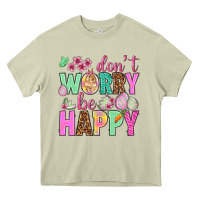 Mossy Don't worry be happy Easter Day Heavy Core Tee - HowdyJamesFarm