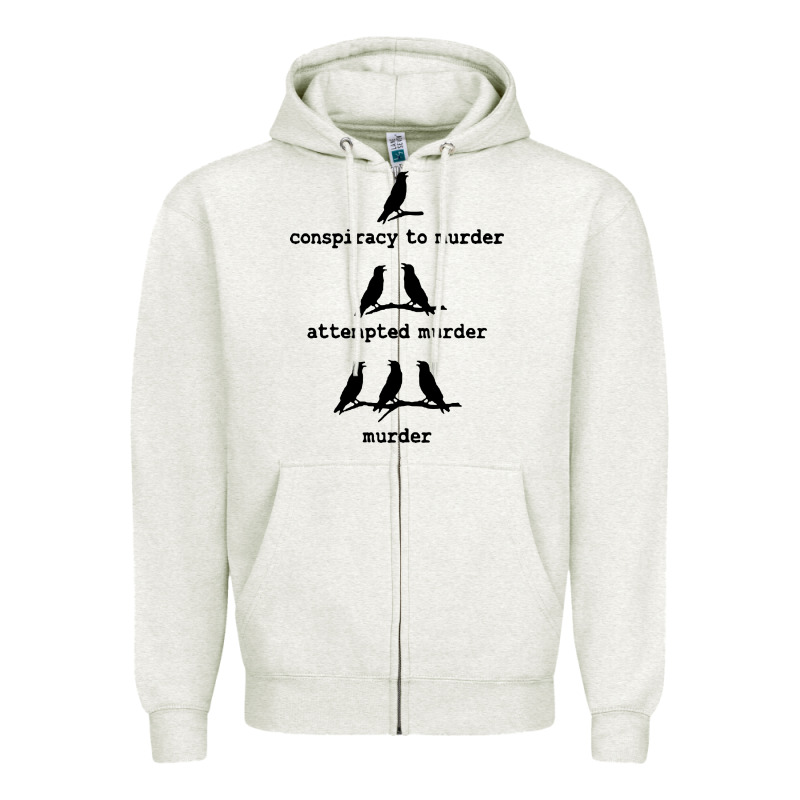 Attempted Murder Cute Zipper Hoodie by artisFamous | Teevron