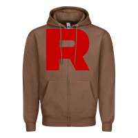 Chestnut r is team rocket Zipper Hoodie - artisFamous