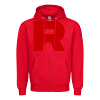 Red r is team rocket Zipper Hoodie - artisFamous