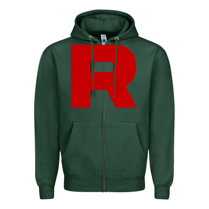R Is Team Rocket Zipper Hoodie by artisFamous | Teevron