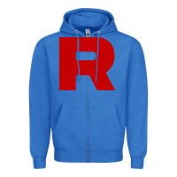 True Royal r is team rocket Zipper Hoodie - artisFamous