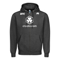 Charcoal Heather crypto Zipper Hoodie - artisFamous
