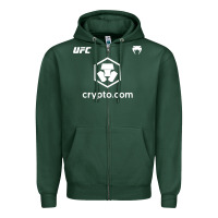 Sports Green crypto Zipper Hoodie - artisFamous