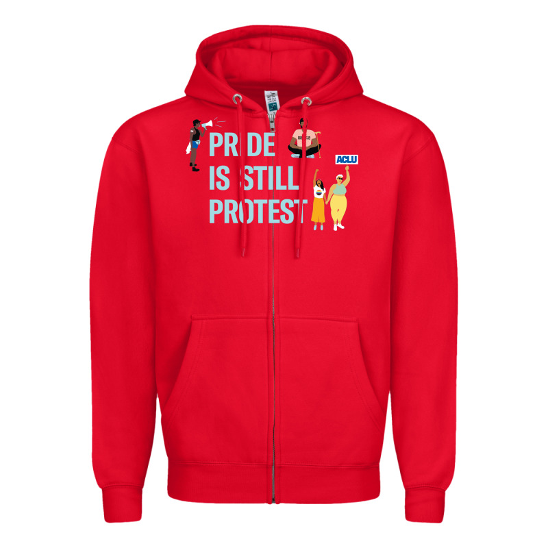 Pride Is Still Protest Zipper Hoodie by artisFamous | Teevron