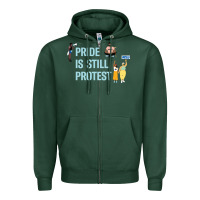 Sports Green pride is still protest Zipper Hoodie - artisFamous