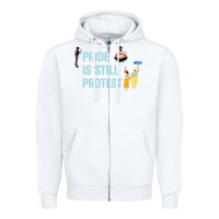 White pride is still protest Zipper Hoodie - artisFamous