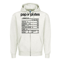 Oatmeal Heather paper plates nutrition facts funny thanksgiving christmas Zipper Hoodie - artisFamous