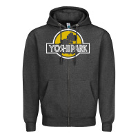 Charcoal Heather yoshi park Zipper Hoodie - artisFamous