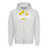 Dove Grey yoshi park Zipper Hoodie - artisFamous