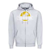 Heather Grey yoshi park Zipper Hoodie - artisFamous