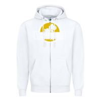 White yoshi park Zipper Hoodie - artisFamous