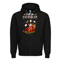 Black cats for everybody cat christmas ugly christmas sweatshirt Zipper Hoodie - artisFamous