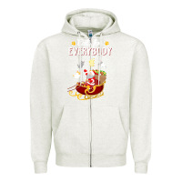 Oatmeal Heather cats for everybody cat christmas ugly christmas sweatshirt Zipper Hoodie - artisFamous