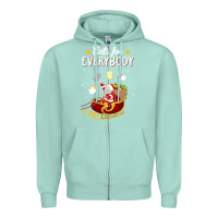 Seafoam cats for everybody cat christmas ugly christmas sweatshirt Zipper Hoodie - artisFamous