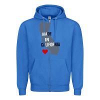 True Royal made in california Zipper Hoodie - artisFamous