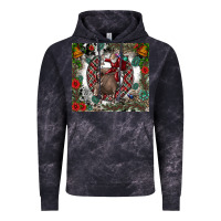 Cloud Black Rodeo Santa Vintage Hoodie - CowhideDigitalArt