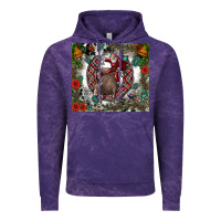 Cloud Purple Rodeo Santa Vintage Hoodie - CowhideDigitalArt