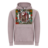 Vintage Zinc Rodeo Santa Vintage Hoodie - CowhideDigitalArt