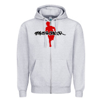 Heather Grey box car racer Zipper Hoodie - artisFamous