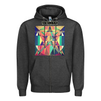 Charcoal Heather todd rundgren album art Zipper Hoodie - artisFamous