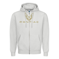 Dove Grey trans am 18 Zipper Hoodie - artisFamous