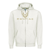 Oatmeal Heather trans am 18 Zipper Hoodie - artisFamous