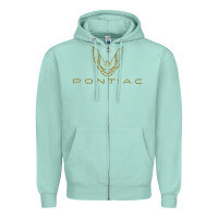 Seafoam trans am 18 Zipper Hoodie - artisFamous