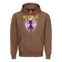 Chestnut Your Worst Nightmare Zipper Hoodie - artisFamous